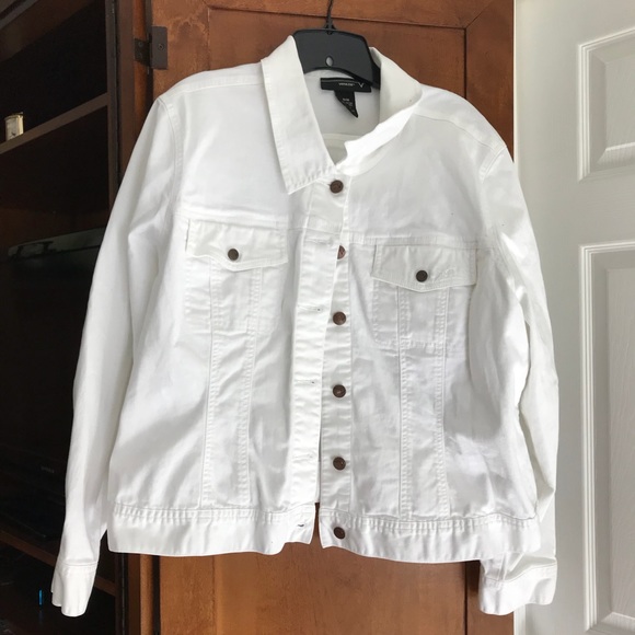 lane bryant white jeans
